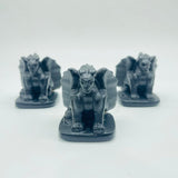 Obsidian Gargoyle With Wings On Base Carving Wholesale -Wholesale Crystals