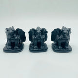 Obsidian Gargoyle With Wings On Base Carving Wholesale -Wholesale Crystals