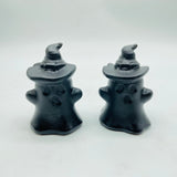Obsidian Ghost With Wizard Hat Carving Wholesale -Wholesale Crystals