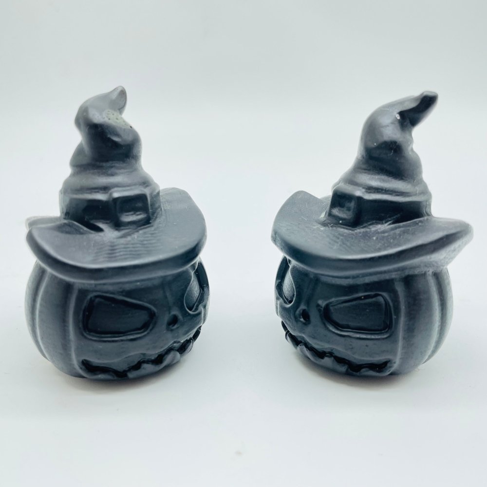 Obsidian Pumpkin Wizard Carving Wholesale -Wholesale Crystals