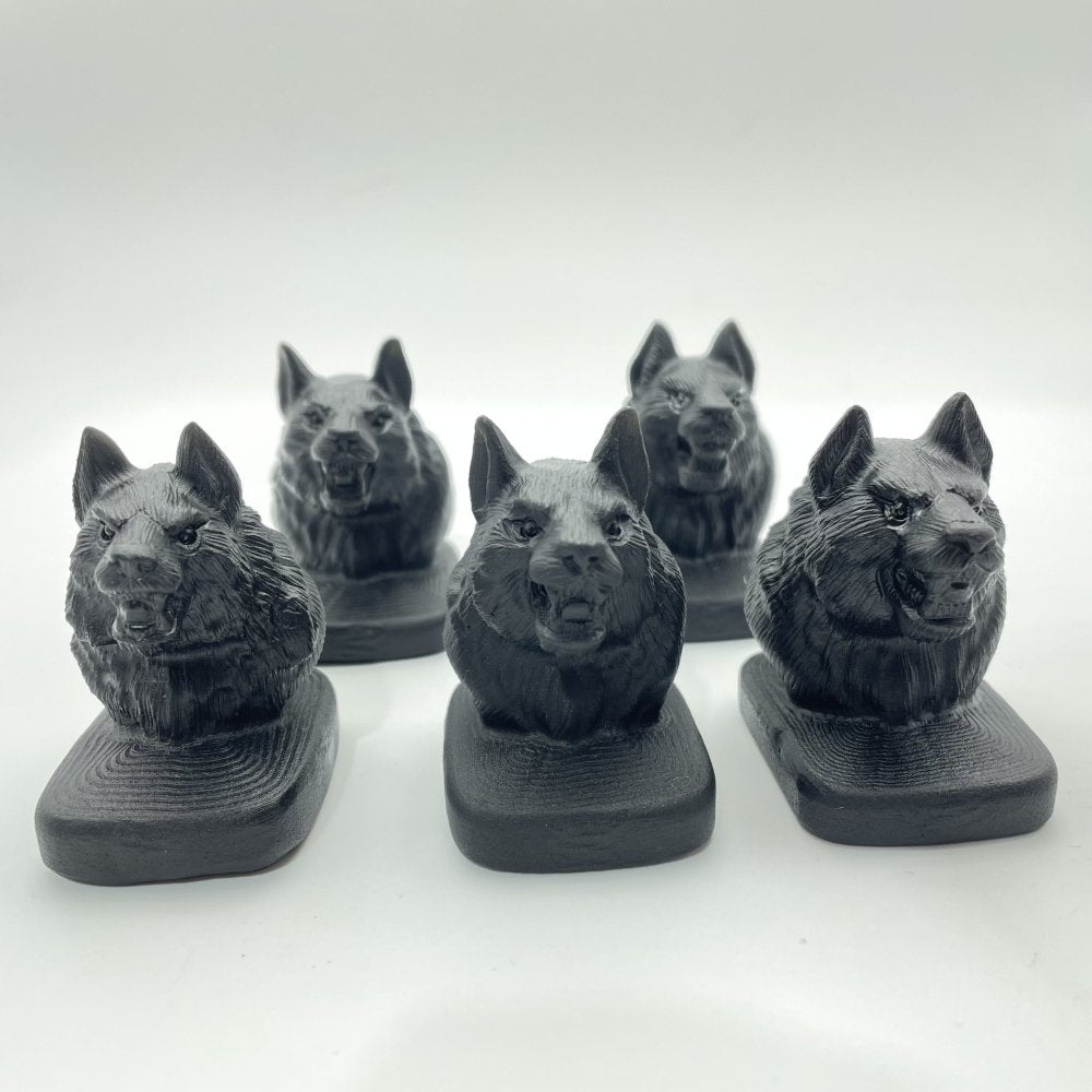 Obsidian Wolf Head Wholesale -Wholesale Crystals