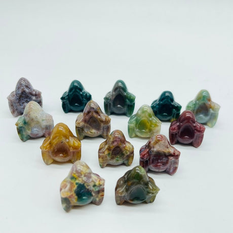 Ocean Jasper Big Mouth Ghost Carving Wholesale -Wholesale Crystals