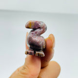Ocean Jasper Flamingos Carving Wholesale - Wholesale Crystals