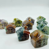 Ocean Jasper House Carving Wholesale -Wholesale Crystals