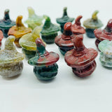 Ocean Jasper Pumpkin Wizard Carving Wholesale -Wholesale Crystals