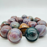 Ocean Jasper UFO Universe Shape Sphere Carving Wholesale -Wholesale Crystals