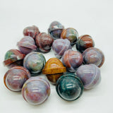 Ocean Jasper UFO Universe Shape Sphere Carving Wholesale -Wholesale Crystals