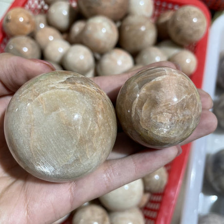 Orange Moonstone Quartz Sphere Ball Wholesale -Wholesale Crystals