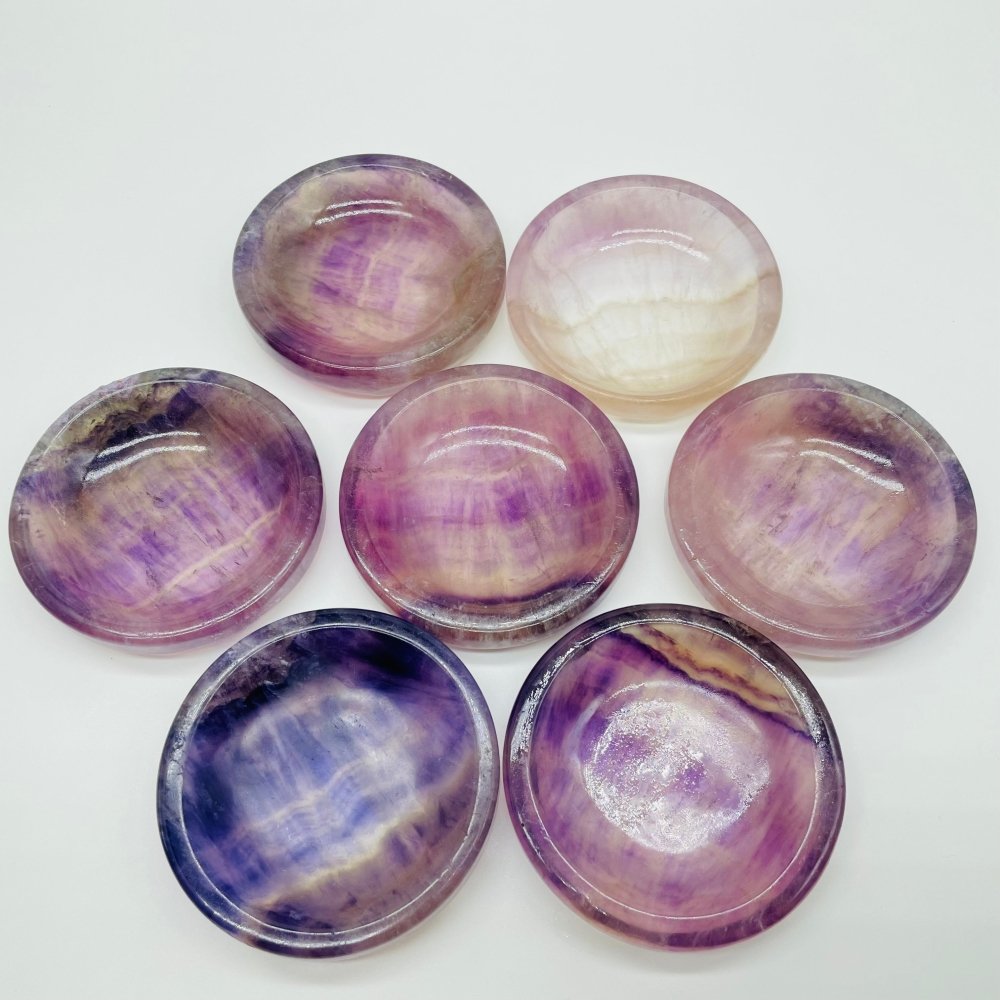 Purple Fluorite Shallow Bowl Wholesale -Wholesale Crystals