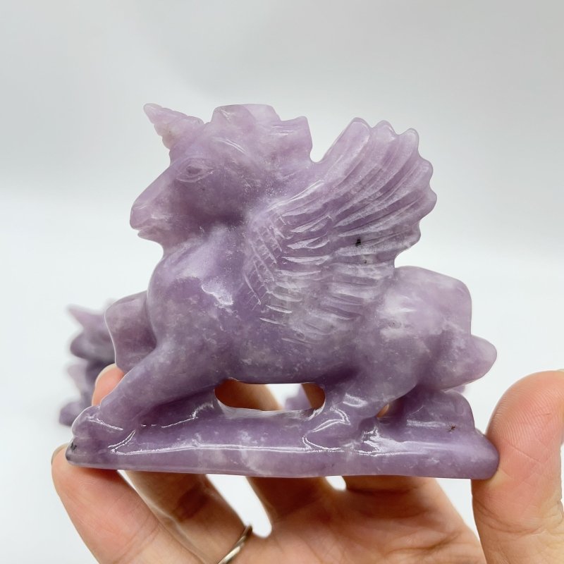 Purple Lepidolite Pegasus Carving Wholesale -Wholesale Crystals