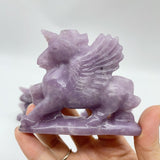 Purple Lepidolite Pegasus Carving Wholesale -Wholesale Crystals