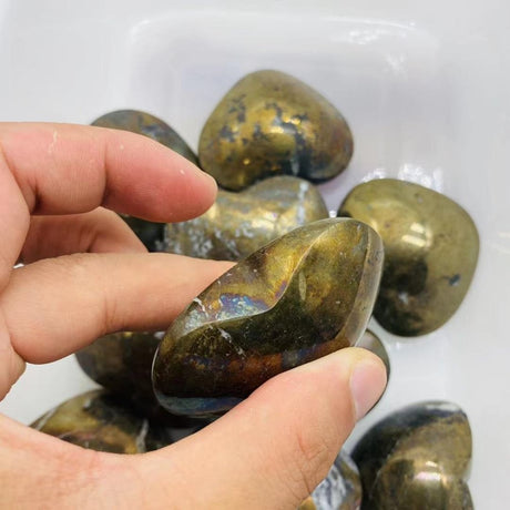 Pyrite heart wholesale 2-3in -Wholesale Crystals