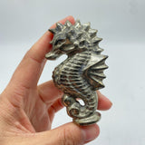 Pyrite Seahorse Carving Wholesale -Wholesale Crystals