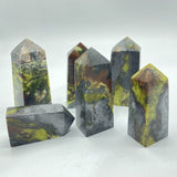 Pyrite Symbiosis Mixed Phantom Tower Point Wholesale -Wholesale Crystals