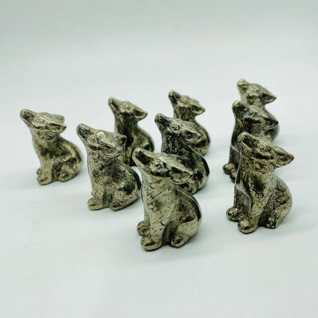 Pyrite Wolf Carving Wholesale -Wholesale Crystals