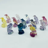 Rainbow Fluorite Crow Carving Crystals Wholesale -Wholesale Crystals