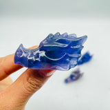 Rainbow Fluorite Dragon Head Carving Wholesale -Wholesale Crystals