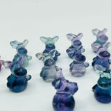 Rainbow Fluorite Mini Moose Carving Wholesale -Wholesale Crystals