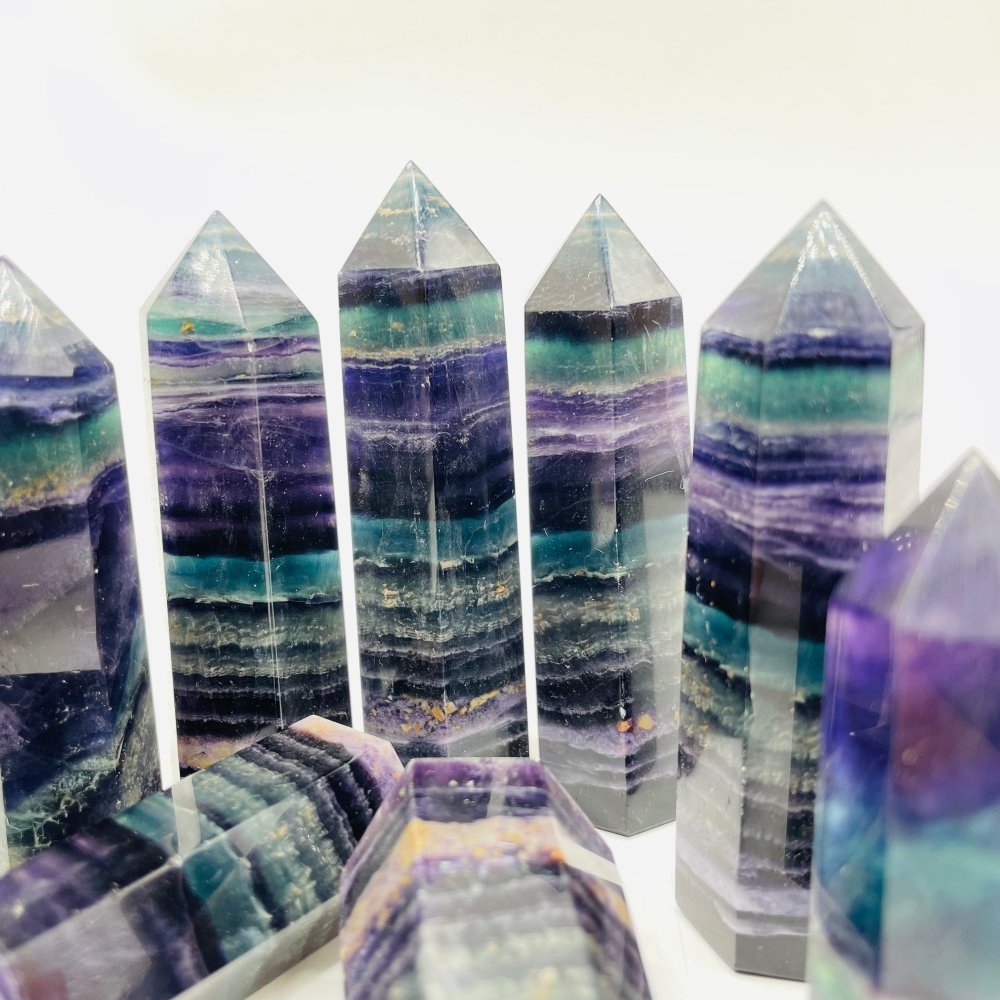 Rainbow Fluorite Tower Points Wholesale -Wholesale Crystals