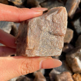 Raw Black Rainbow Sun Stone With Hematite Rough Stone Wholesale - Wholesale Crystals