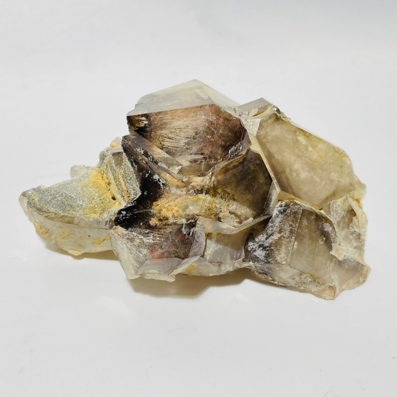 Record Keeper Enhydro Smoky Quartz Backbone Healing Energy Crystal -Wholesale Crystals