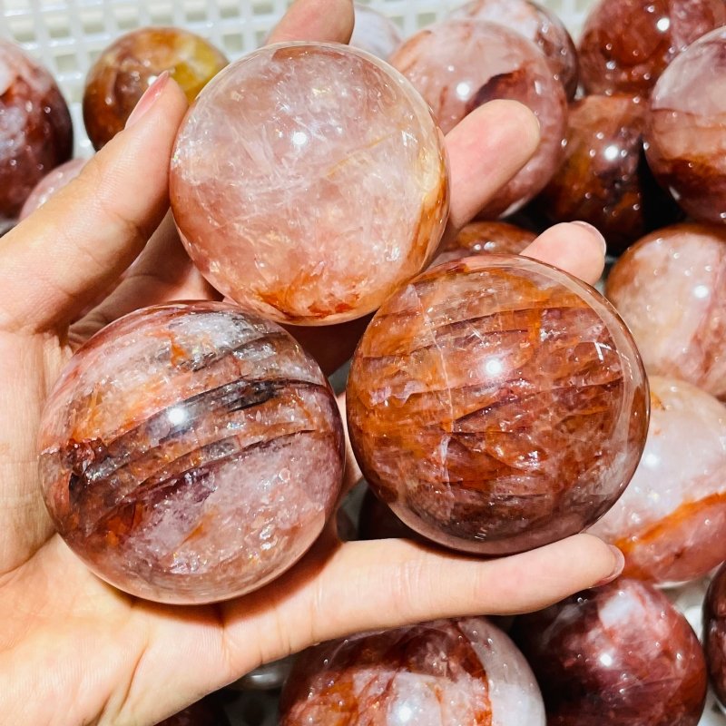 Red Fire Quartz Sphere Crystal Ball Wholesale -Wholesale Crystals