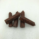 Red Sesame Marble Point Crystal Tower 2-3.6in -Wholesale Crystals