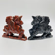 Red Sesame Stone & Larvikite Pegasus Carving Wholesale -Wholesale Crystals