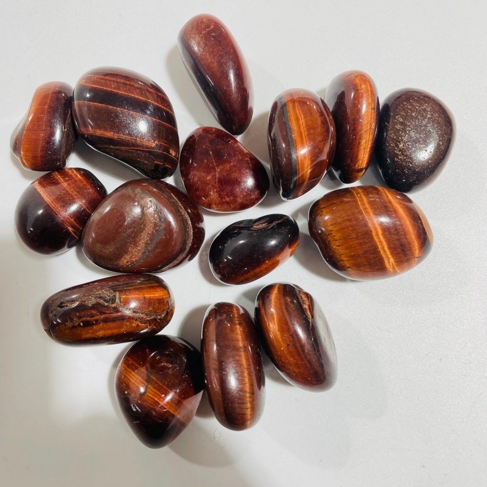 Red Tiger Eye Tumbled Wholesale -Wholesale Crystals