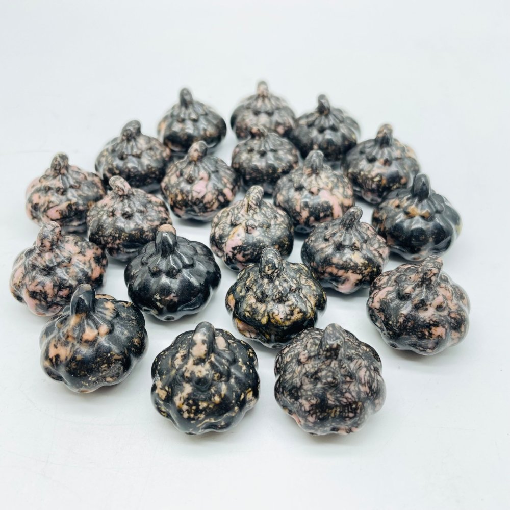 Rhodonite Pumpkin Carving Wholesale -Wholesale Crystals