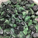 ruby zoisite tumbled -Wholesale Crystals