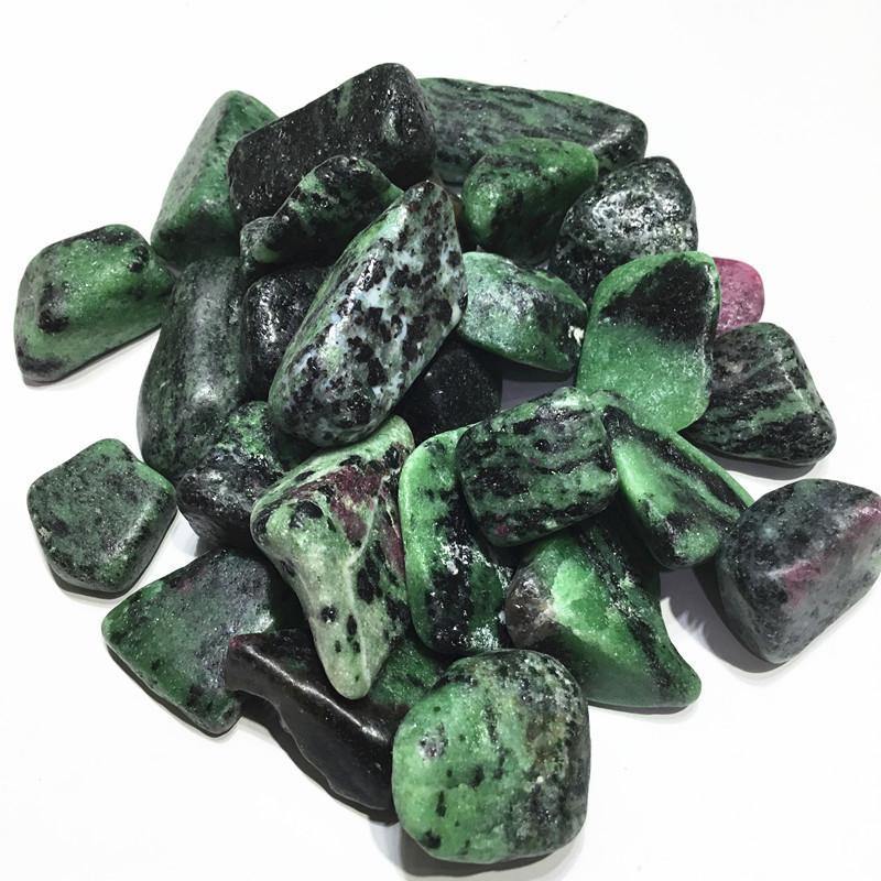 ruby zoisite tumbled -Wholesale Crystals
