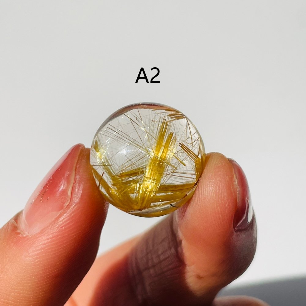 Rutile Crystal Cabochon Stone For Jewelry Making DIY Pendant -Wholesale Crystals