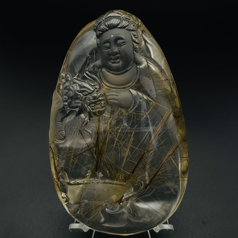 Rutile Quartz Guanyin Quan Yin -Wholesale Crystals