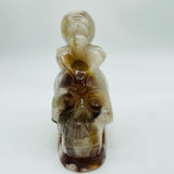 Sakura Flower Agate Beetle Skull Carving -Wholesale Crystals