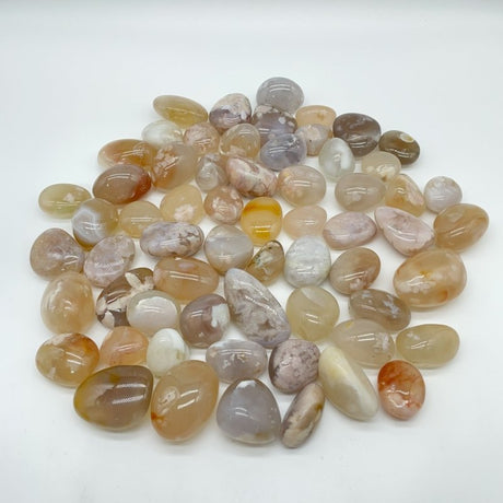 Sakura Flower Agate Tumbled Wholesale -Wholesale Crystals