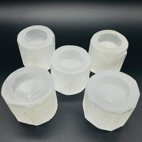Selenite Round Candle Holder Wholesale -Wholesale Crystals