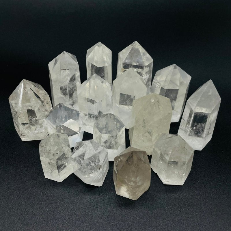 Short Fat Clear Quartz Tower Points Wholesale - Wholesale Crystals