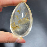Silver Rutile Quartz Mixed Mica Teardrop Shape -Wholesale Crystals