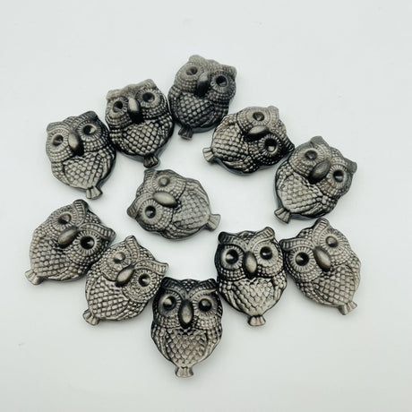 Sliver Sheen Obsidian Owl Wholesale -Wholesale Crystals