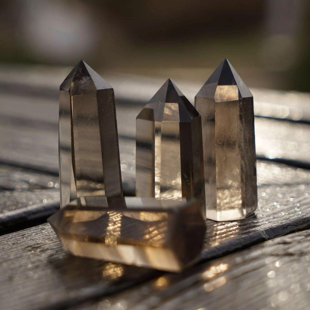 Smoky Quartz Crystal Point Tower -Wholesale Crystals