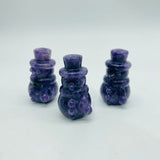 Snowman Carving Crystal Wholesale Pyrite Lepidolite -Wholesale Crystals