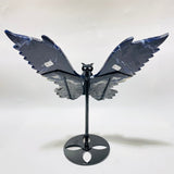 Sodalite Symmetry Wing Carving With Stand -Wholesale Crystals