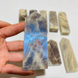 Sunstone and Moonstone Symbiotic Four-Sided Tower Point Wholesale -Wholesale Crystals