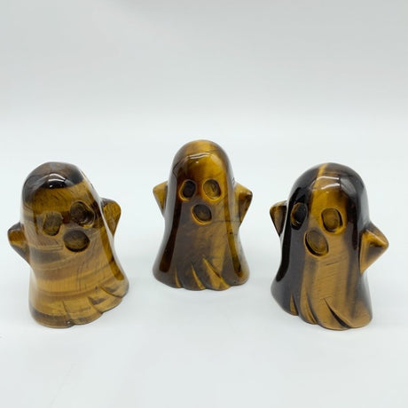 Tiger Eye Ghost Halloween Carving Wholesale -Wholesale Crystals