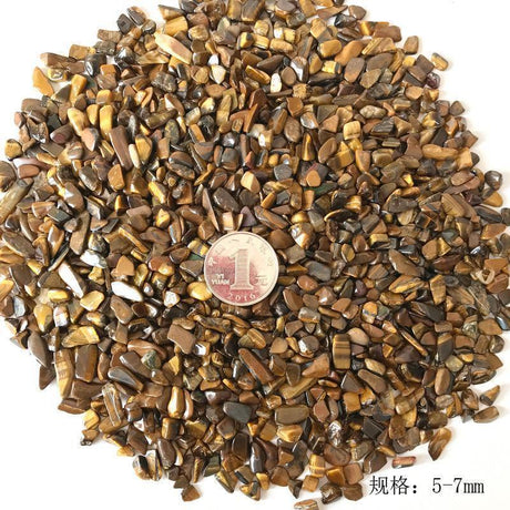 Tiger Eye Gravel Chips -Wholesale Crystals