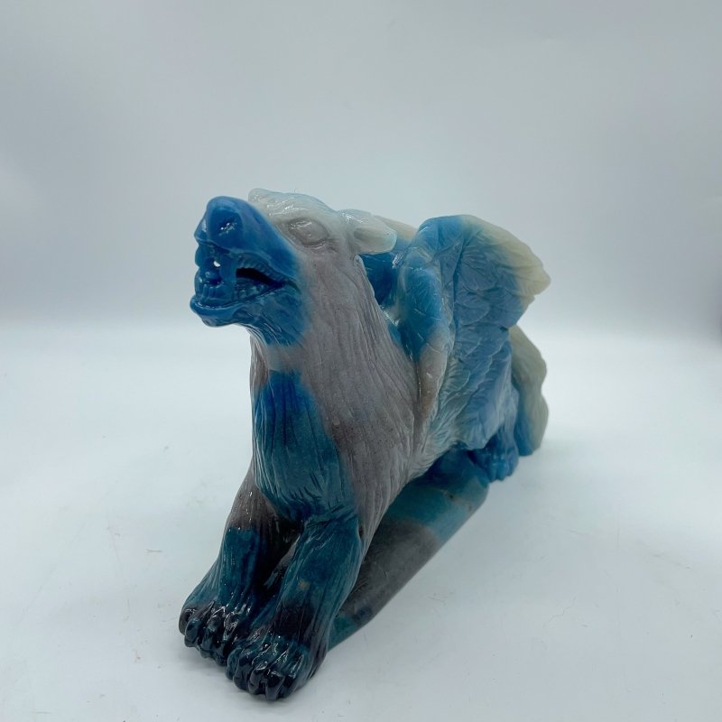 Trolleite Flying Dragon Carving -Wholesale Crystals