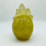 Unique Citrine Feather Mask Skull Carving -Wholesale Crystals