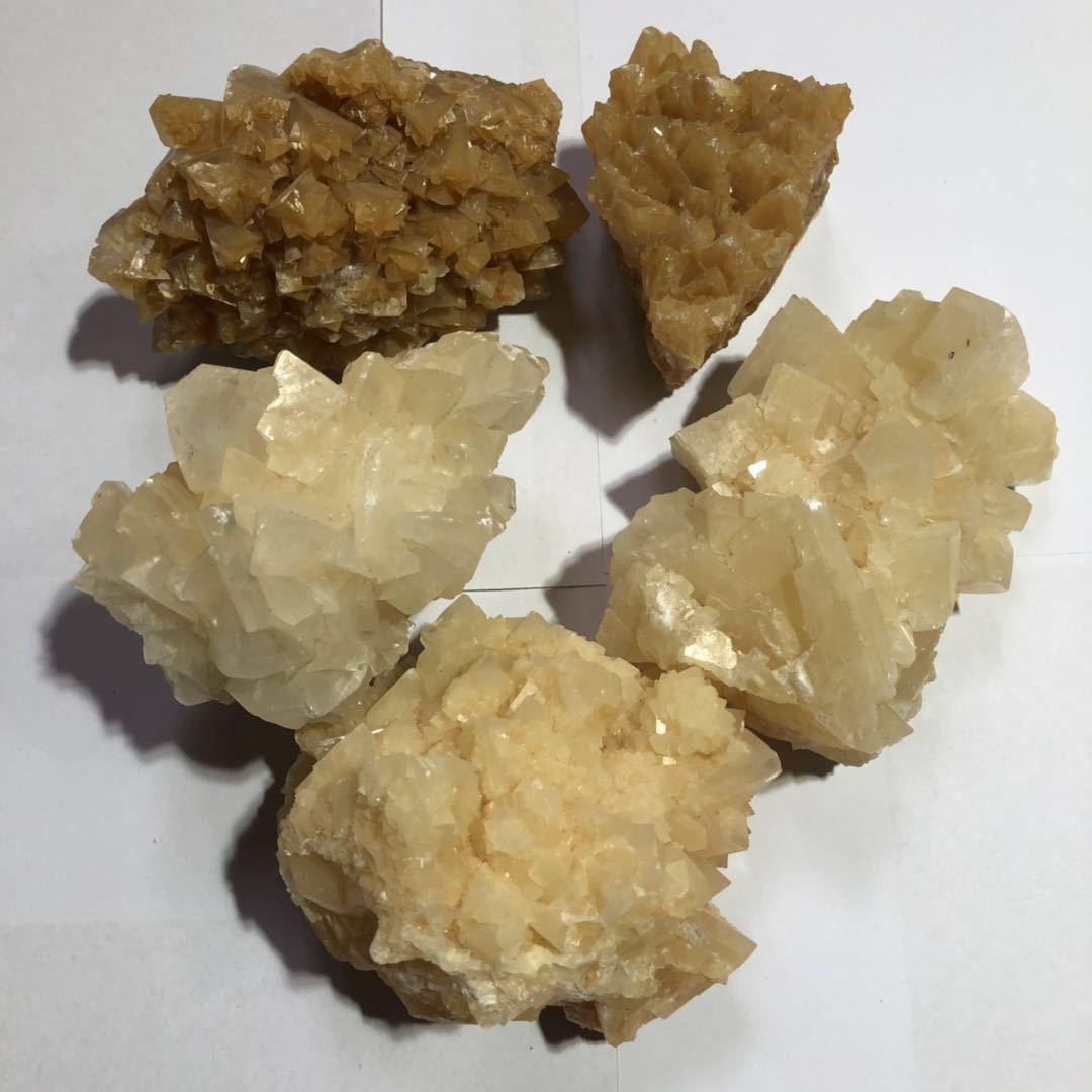 yellow calcite cluster -Wholesale Crystals