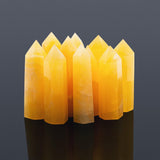 yellow calcite point -Wholesale Crystals